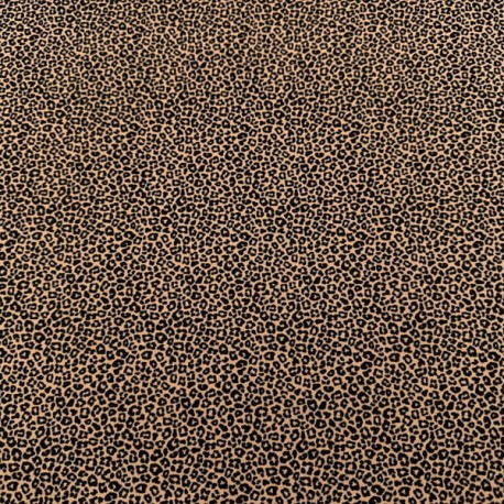 Punto de Camiseta Estampado Animal Print Salmón