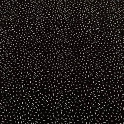 Punto de Camiseta Estampado Confetti fondo Negro