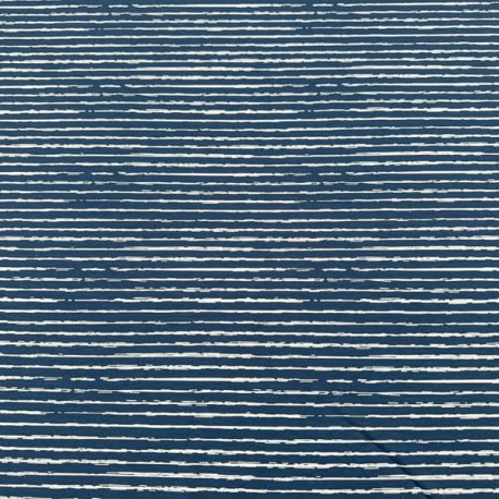 Punto de Camiseta Estampado Rayas fondo Azul Jeans