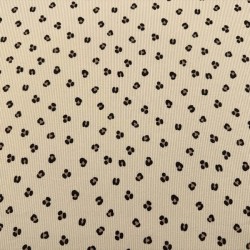 Punto de Camiseta Canalé Animal Print