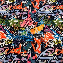 Lycra-Neopreno Deportiva Estampado Graffity