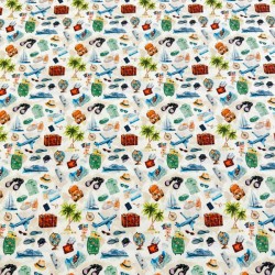 Popelin Algodón Viajes