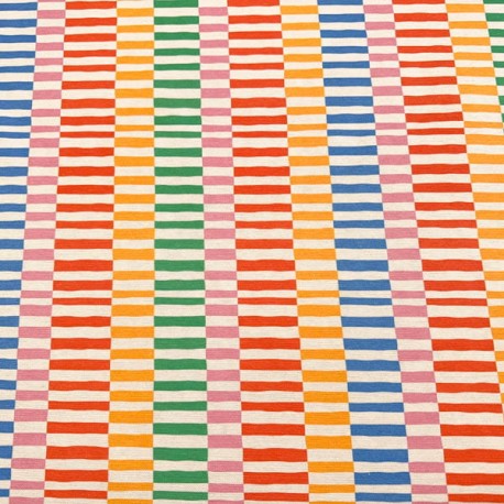 Half Panama Estampado Multicolor