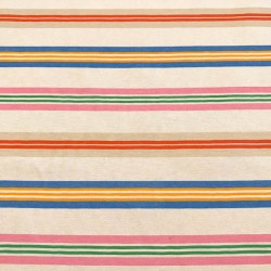 Half Panama Estampado Rayas Multicolor