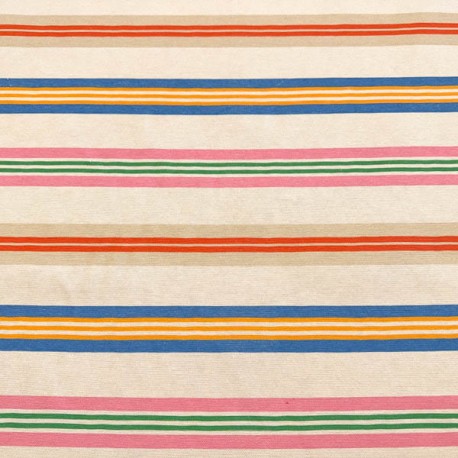 Half Panama Estampado Rayas Multicolor