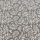Loneta Hojas Blancas fondo Gris