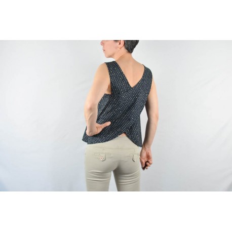 Patrón Blusa Solto Adulto Naii
