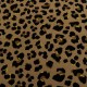 Punto de Viscosa Estampado Animal Print Marron