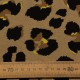 Punto de Viscosa Estampado Animal Print Marron
