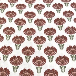 Doble Gasa Flores Vintage (Muselina)
