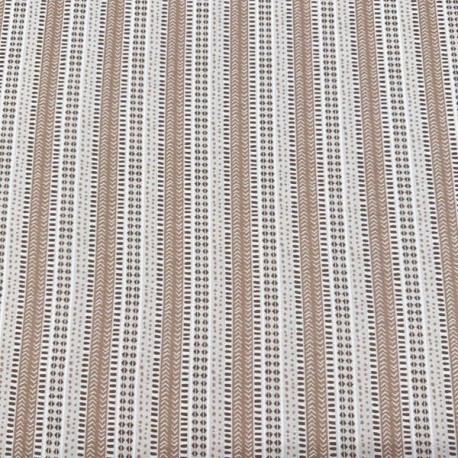 Popelin Algodón Rayas Tribal