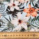 Lycra de Bañador Estampado Flores fondo Celeste