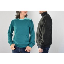 Patrón Sudadera Gorxa Cuellos Mujer Naii