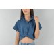 Patrón Crop Top Nó Infantil Naii