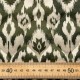 Acolchado Terciopelo Estampado Vintage Verde
