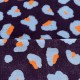 Borreguillo Estampado Animal Print Morado