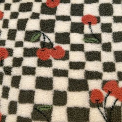 Borreguillo Estampado Cerezas