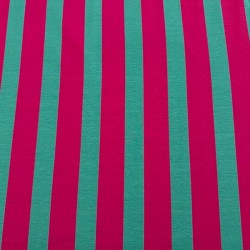 Estampado Rayas Verde (French Terry)