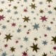 Coralina Estampada Estrellas fondo Blanco