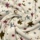 Coralina Estampada Estrellas fondo Blanco